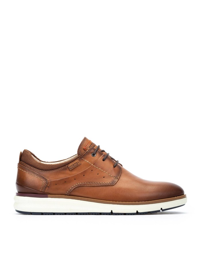 ZAPATOS DE PIEL CON CORDONES HOMBRE PIKOLINOS MANACOR M1A-4276C1 CUERO