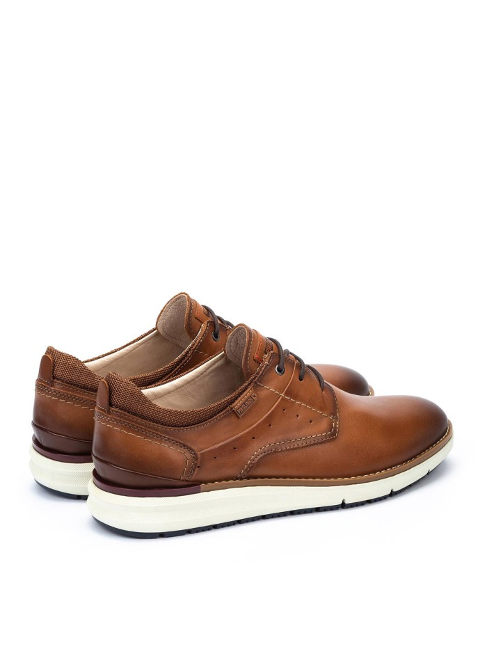 ZAPATOS DE PIEL CON CORDONES HOMBRE PIKOLINOS MANACOR M1A-4276C1 CUERO