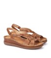 SANDALIA DE PIEL EXTRA CONFORT PARA MUJER PIKOLINOS CADAQUES W8K-1839 CUERO