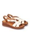 SANDALIA DE PIEL EXTRA CONFORT PARA MUJER PIKOLINOS CADAQUES W8K-1839C2 NATA