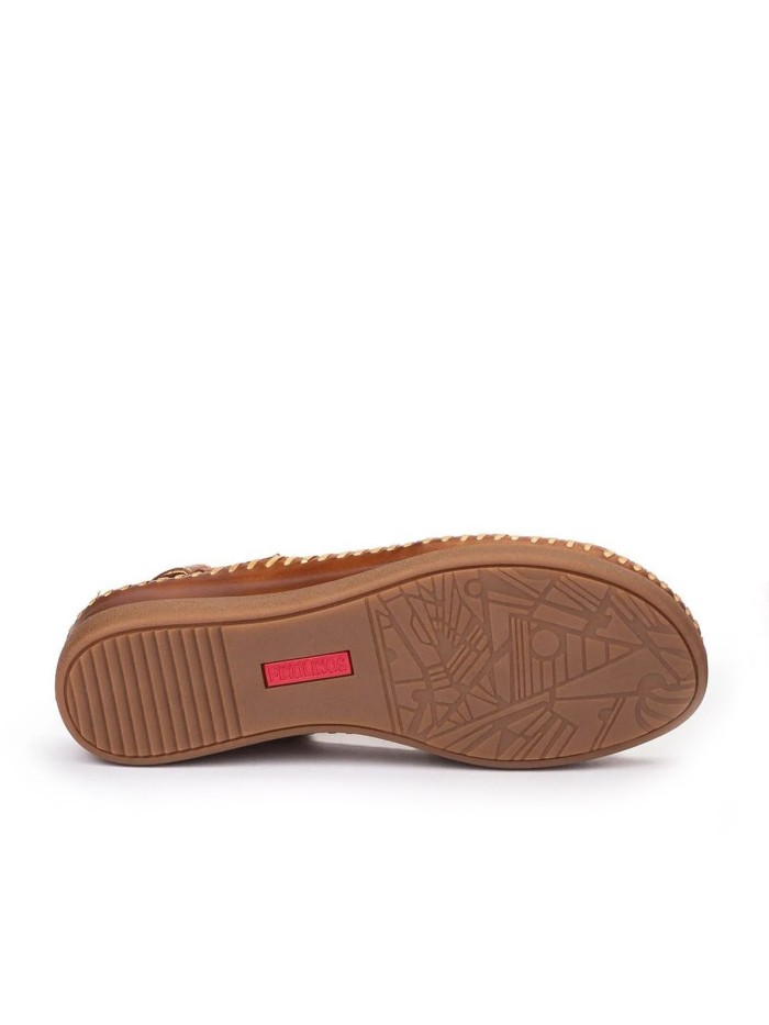 SANDALIA DE PIEL EXTRA CONFORT PARA MUJER PIKOLINOS CADAQUES W8K-1839C2 NATA