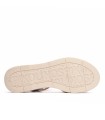 SANDALIAS PLANAS DE PIEL CON HEBILLA PARA MUJER PIKOLINOS ROQUETAS W9B-0789 BEIGE