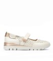 MERCEDITAS BEIGE DE PIEL CON CIERRE DE VELCRO PIKOLINOS CANTABRIA W4R-6989C1