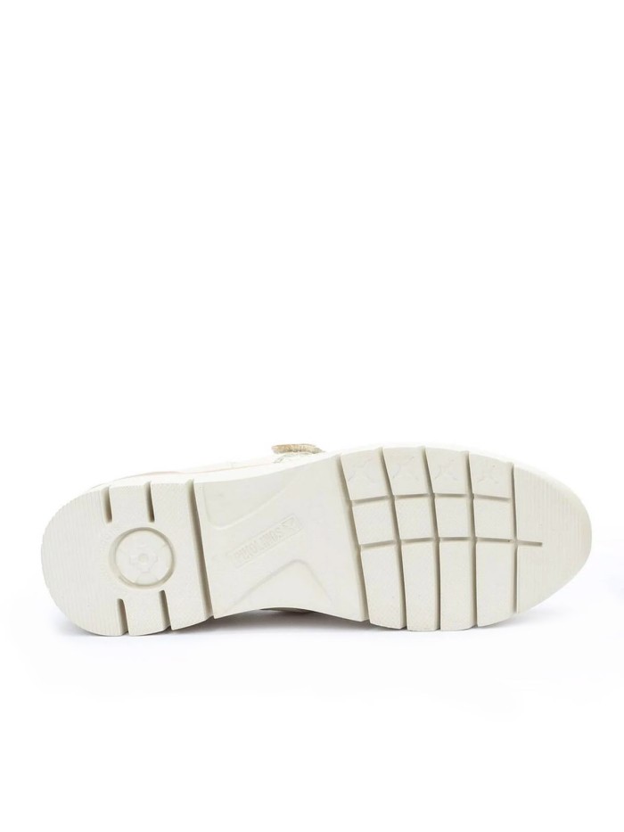 MERCEDITAS BEIGE DE PIEL CON CIERRE DE VELCRO PIKOLINOS CANTABRIA W4R-6989C1