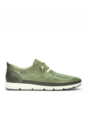 ZAPATO VERDE DEPORTIVO CON ELÁSTICOS HOMBRE PIKOLINOS FUENCARRAL M4A-4266C1