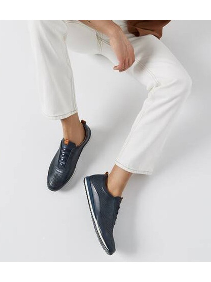 ZAPATILLAS URBANAS CON ELASTICOS PARA HOMBRE PIKOLINOS LIVERPOOL M2A-6252 AZUL
