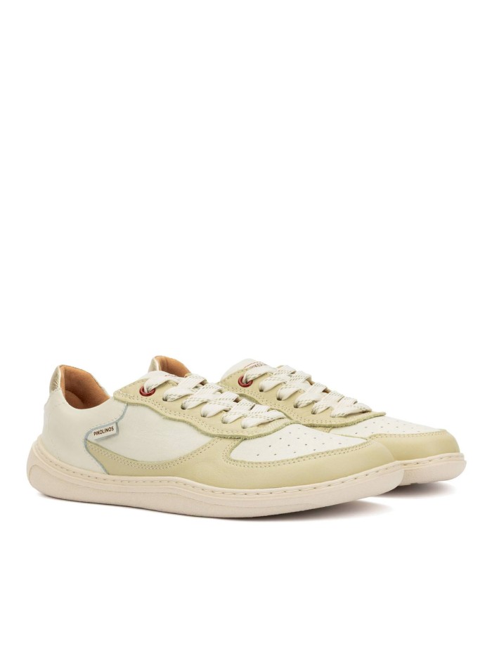 ZAPATILLA DE CORDONES BAREFOOT PIKOLINOS ARANJUEZ U9F-6363C3 BEIGE