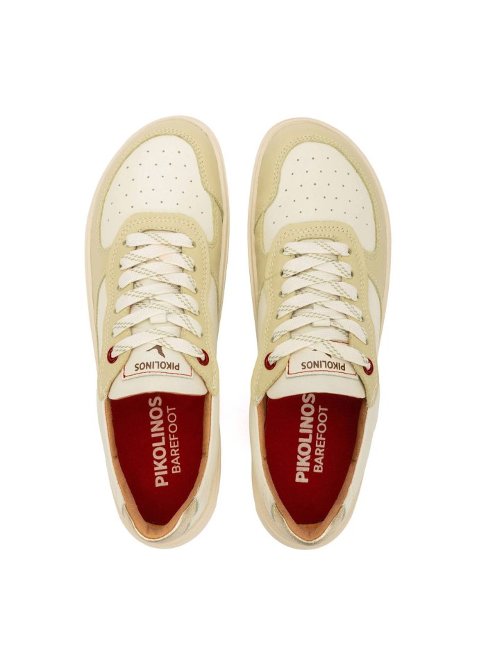 ZAPATILLA DE CORDONES BAREFOOT PIKOLINOS ARANJUEZ U9F-6363C3 BEIGE