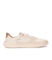 ZAPATILLAS BAREFOOT DE PIEL PARA MUJER CON CORDONES ARANJUEZ U9F-6363C7 BEIGE