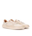 ZAPATILLAS BAREFOOT DE PIEL PARA MUJER CON CORDONES ARANJUEZ U9F-6363C7 BEIGE