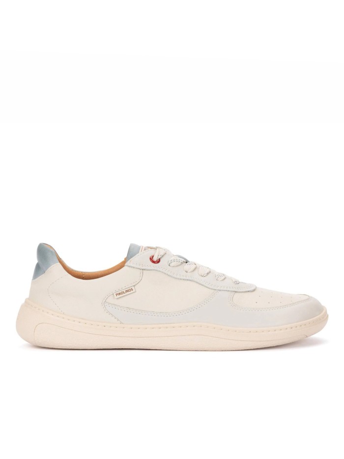 ZAPATILLAS BAREFOOT DE PIEL PARA MUJER PIKOLINOS ARANJUEZ U9F-6363C8 NATA