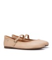 BAILARINAS ESTILO MERCEDITAS EN PIEL PARA MUJER PIKOLINOS CARMONA W2S-2631CO CARMONA PIEDRA