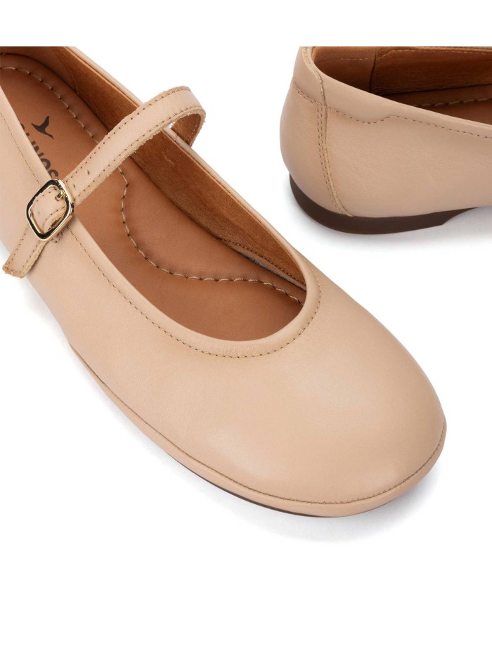 BAILARINAS ESTILO MERCEDITAS EN PIEL PARA MUJER PIKOLINOS CARMONA W2S-2631CO CARMONA PIEDRA