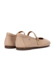 BAILARINAS ESTILO MERCEDITAS EN PIEL PARA MUJER PIKOLINOS CARMONA W2S-2631CO CARMONA PIEDRA