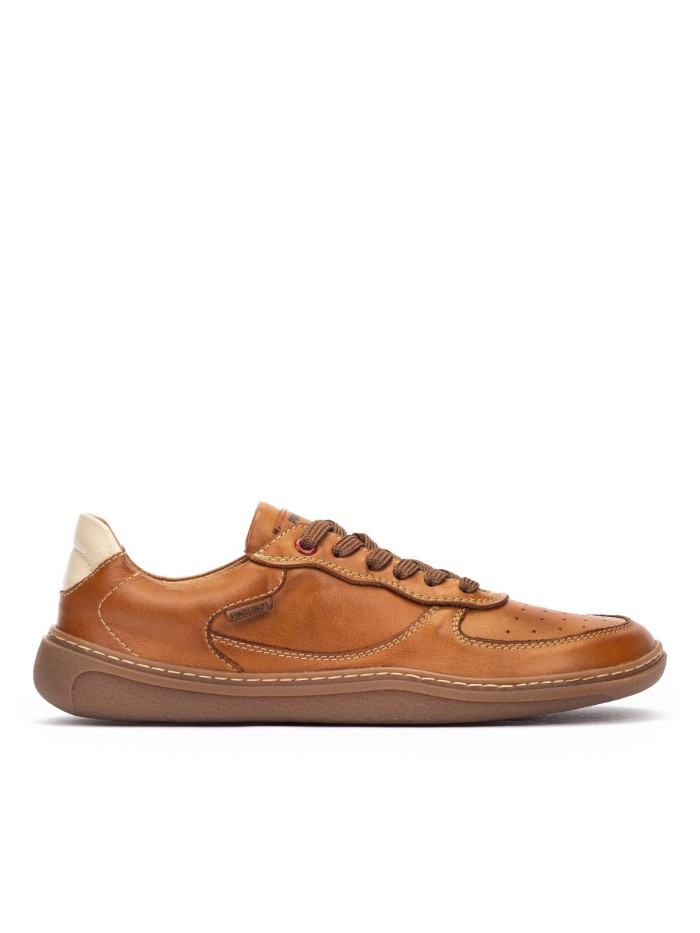 ZAPATILLAS URBANAS DE PIEL BAREFOOT UNISEX PIKOLINOS ARANJUEZ  U9F-6363C1 CUERO