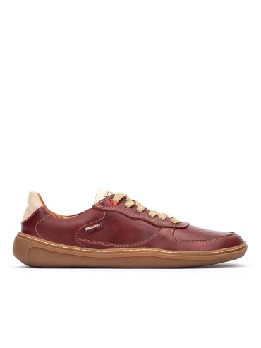 ZAPATILLAS URBANAS DE PIEL UNISEX BAREFOOT PIKOLINOS ARANJUEZ  U9F-6363C1 ROJO