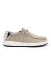 ZAPATO LIGERO WALLABI DE LONA PARA HOMBRE PITAS NIAS EN BEIGE