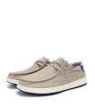 ZAPATO LIGERO WALLABI DE LONA PARA HOMBRE PITAS NIAS EN BEIGE