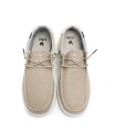 ZAPATO LIGERO WALLABI DE LONA PARA HOMBRE PITAS NIAS EN BEIGE