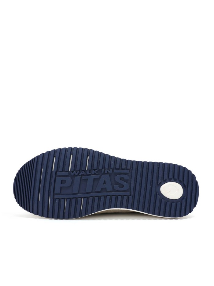 ZAPATO LIGERO WALLABI DE LONA PARA HOMBRE PITAS NIAS EN BEIGE