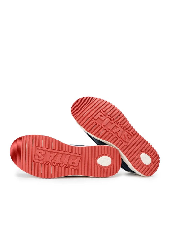 ZAPATO WALLABI ULTRALIGERO DE LONA PARA HOMBRE PITAS NIAS MARINO