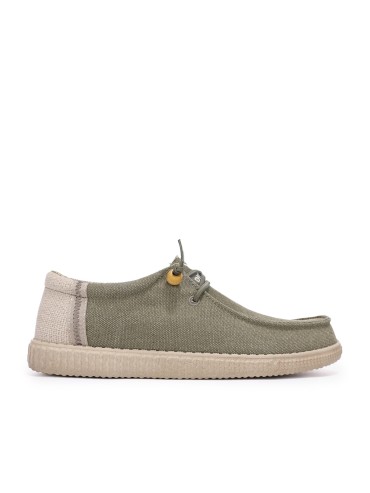 ZAPATO WALLABI DE ALGODÓN CONM LINO VERDE PARA HOMBRE PITAS RYAN