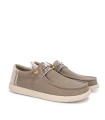 ZAPATO TIPO WALLABI DE ALGODÓN Y LINO PARA HOMBRE PITAS RYAN TAUPE