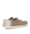 ZAPATO TIPO WALLABI DE ALGODÓN Y LINO PARA HOMBRE PITAS RYAN TAUPE