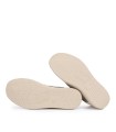 ZAPATO TIPO WALLABI DE ALGODÓN Y LINO PARA HOMBRE PITAS RYAN TAUPE