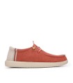 ZAPATOS TIPO WALLAI DE ALGODÓN CON LINO ROJO PARA HOMBRE PITAS RYAN