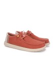 ZAPATOS TIPO WALLAI DE ALGODÓN CON LINO ROJO PARA HOMBRE PITAS RYAN