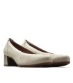 ZAPATO DE SALÓN CON TACÓN EN PIEL PITILLOS 11130 ORO