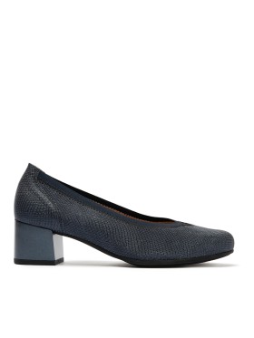 ZAPATO DE SALÓN CON TACÓN EN PIEL PARA MUJER PITILLOS 11130 MARINO