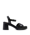 SANDALIAS DE TACÓN EN PIEL PORRONET ISIE 3052 NEGRO