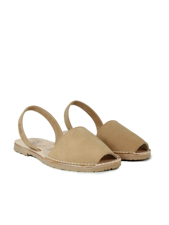 MENORQUINAS DE PIEL PARA MUJER MUJER RIA MENORCA 20002-S2 CUERO
