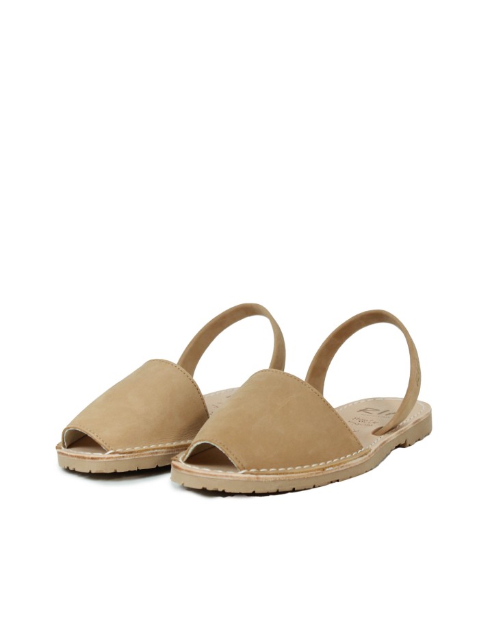 MENORQUINAS DE PIEL PARA MUJER MUJER RIA MENORCA 20002-S2 CUERO