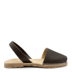 MENORQUINAS DE MUJER ACOLCHADAS RIA MENORCA 27500-S2 MARRÓN