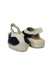 ALPARGATAS DE YUTE PLANAS PARA MUJER SALVI 332 NEGRO