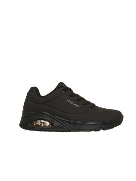 ZAPATILLAS CON CAMARA DE AIRE UNO - Stand on Air 73690 SKECHERS NEGRO