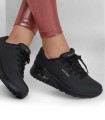 ZAPATILLAS CON CAMARA DE AIRE UNO - Stand on Air 73690 SKECHERS NEGRO