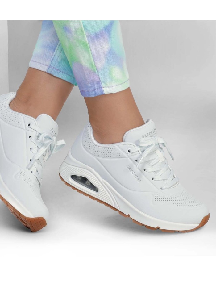 ZAPATILLAS MUJER UNO - Stand on Air 73690 SKECHERS BLANCO