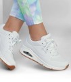 ZAPATILLAS MUJER UNO - Stand on Air 73690 SKECHERS BLANCO