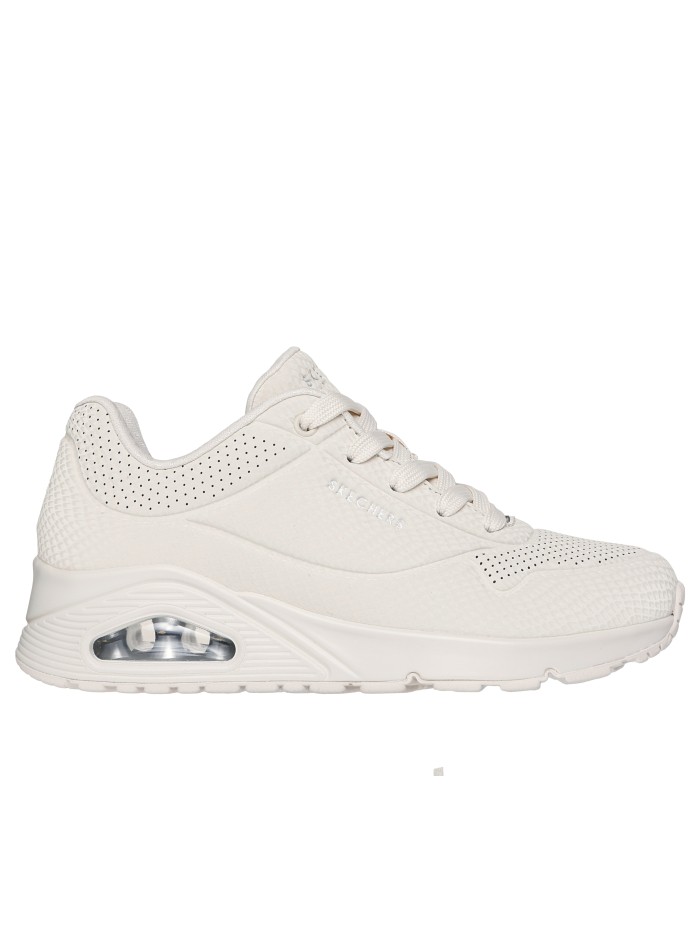 ZAPATILLAS DE MUJER BLANCAS SKECHERS UNO - Shiny Scale 177861