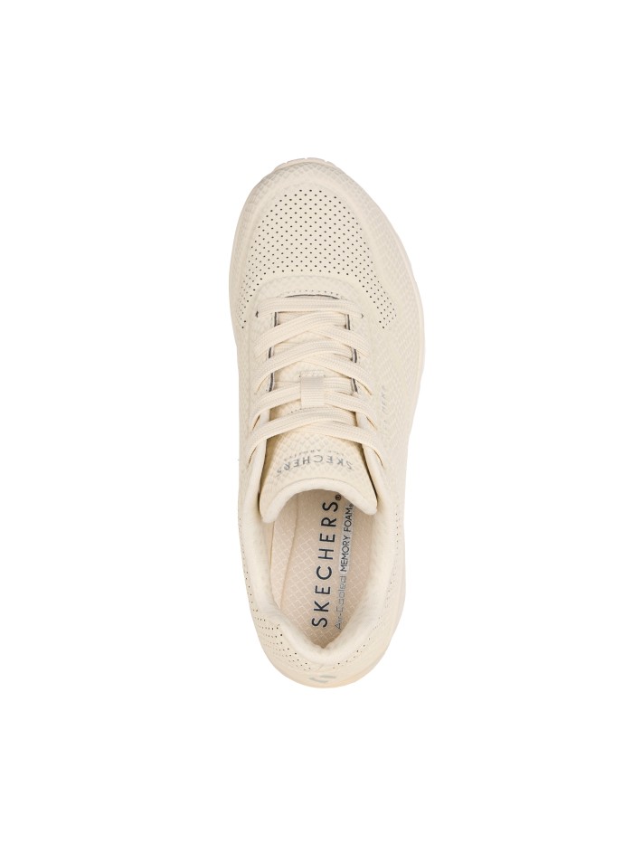 ZAPATILLAS DE MUJER BLANCAS SKECHERS UNO - Shiny Scale 177861