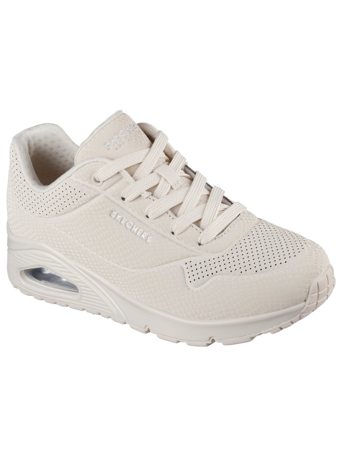 ZAPATILLAS DE MUJER BLANCAS SKECHERS UNO - Shiny Scale 177861