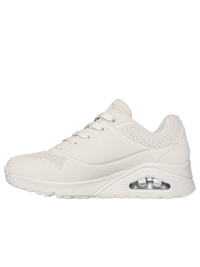 ZAPATILLAS DE MUJER BLANCAS SKECHERS UNO - Shiny Scale 177861