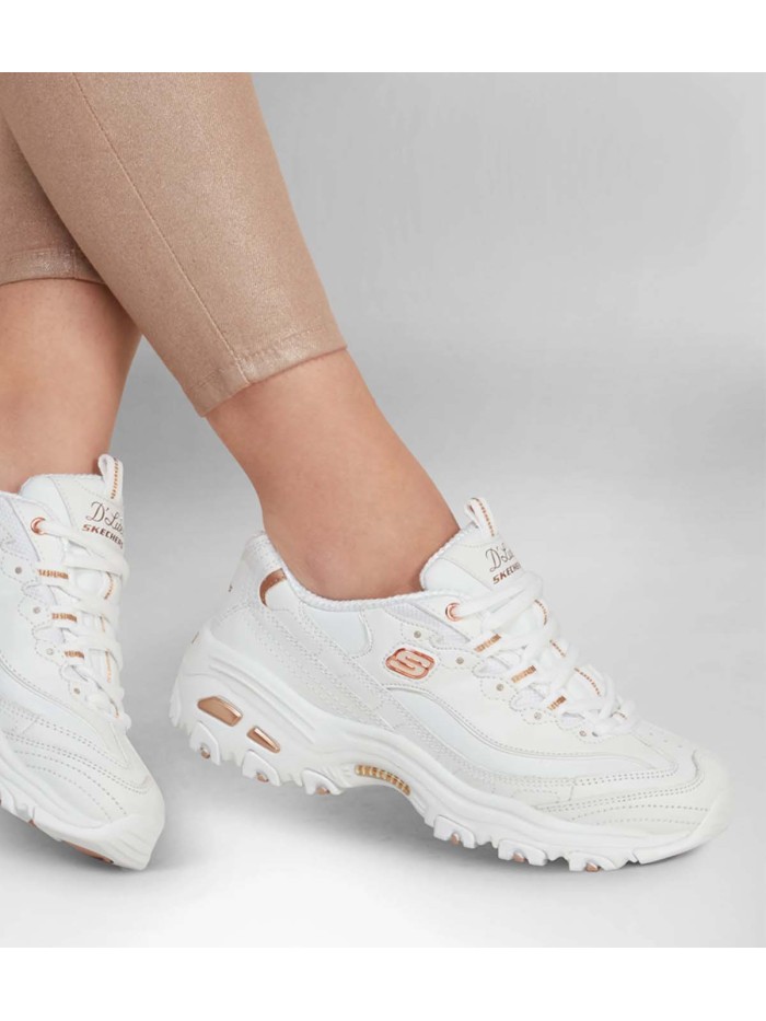 ZAPATILLAS D'Lites - Fresh Start mujer 11931 SKECHERS BLANCO