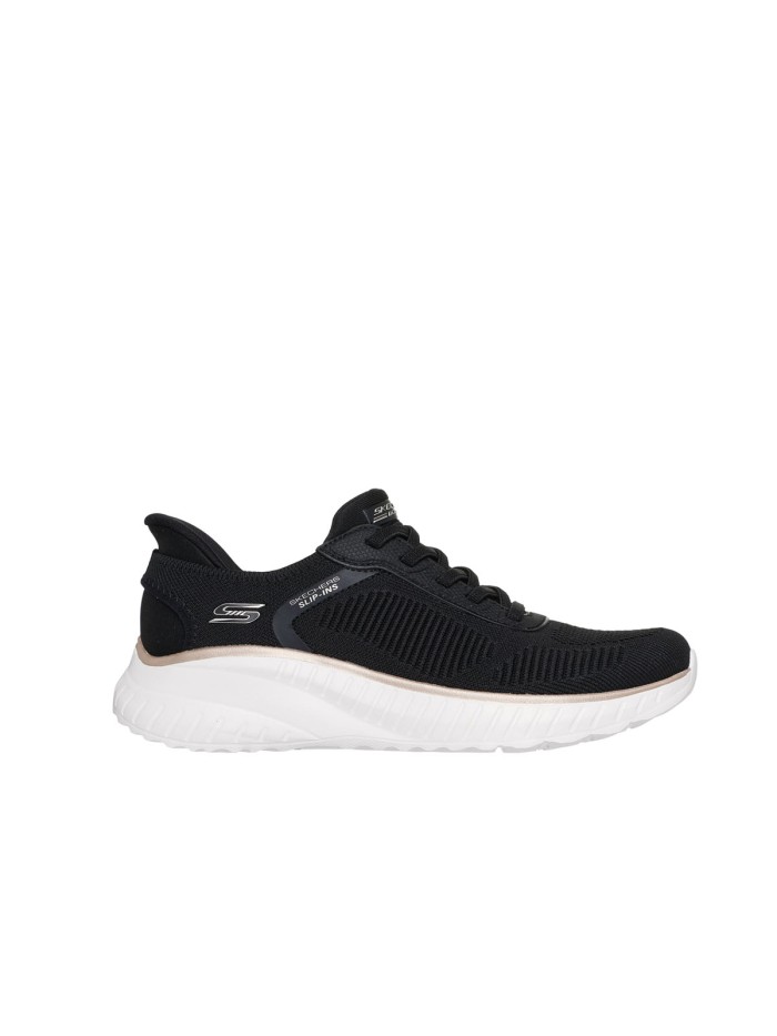 ZAPATILLAS DE MUJER Skechers Slip-ins: BOBS Sport Squad Chaos 117497 SKECHERS NEGRO