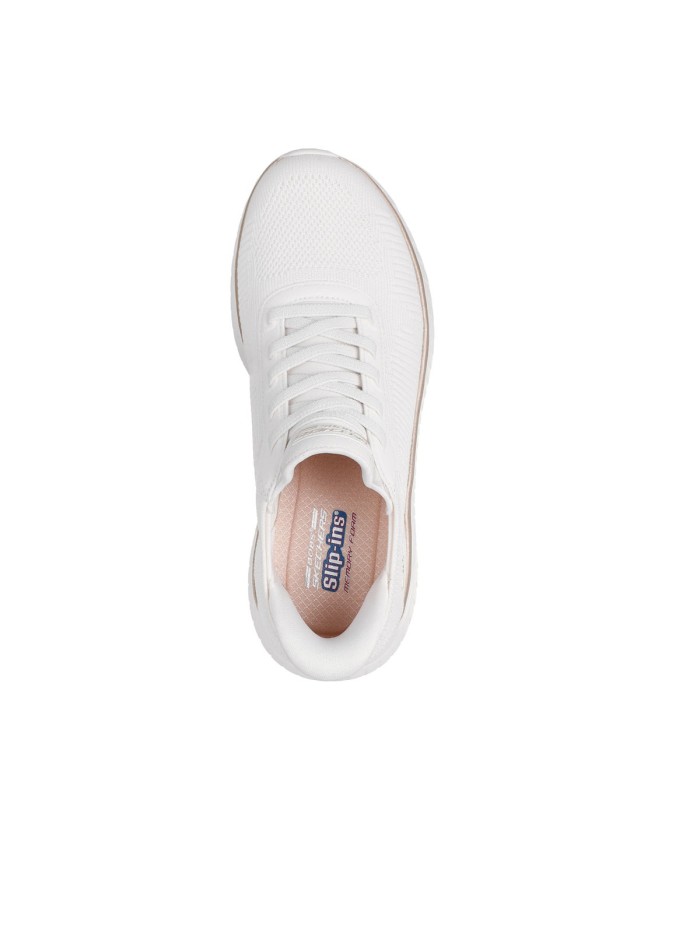 ZAPATILLAS MUJER Skechers Slip-ins: BOBS Sport Squad Chaos 117497 SKECHERS BLANCO