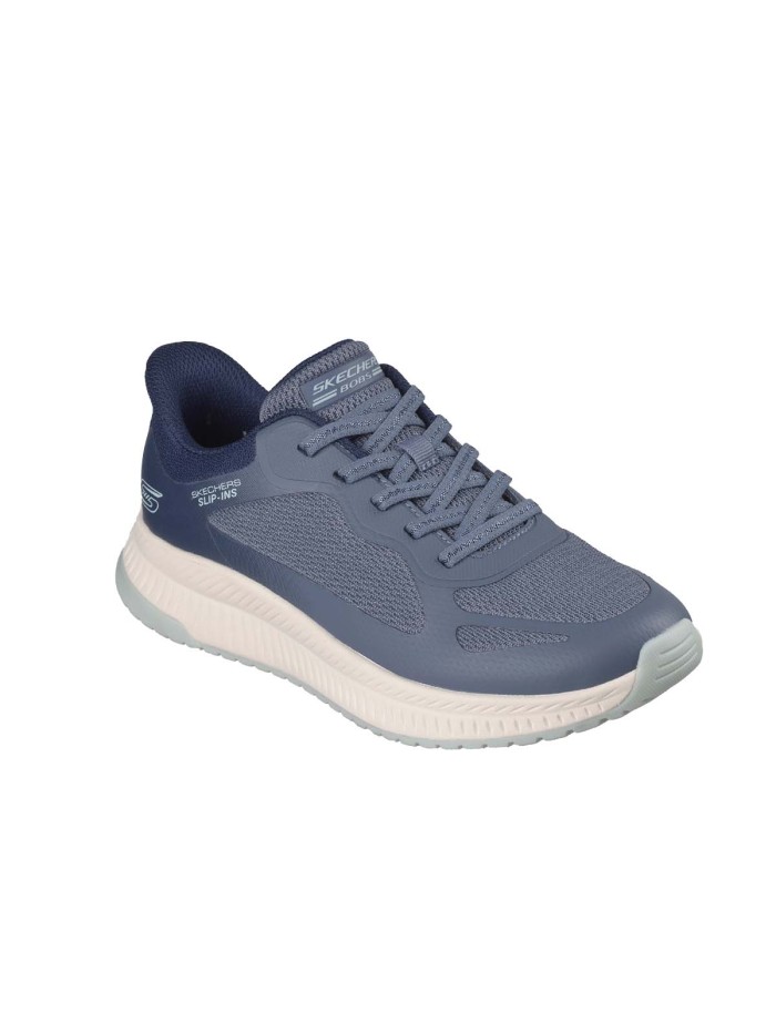 ZAPATILLAS MUJER Skechers Slip-ins: BOBS Squad 4 - Staple Look 117624 SKECHERS AZUL